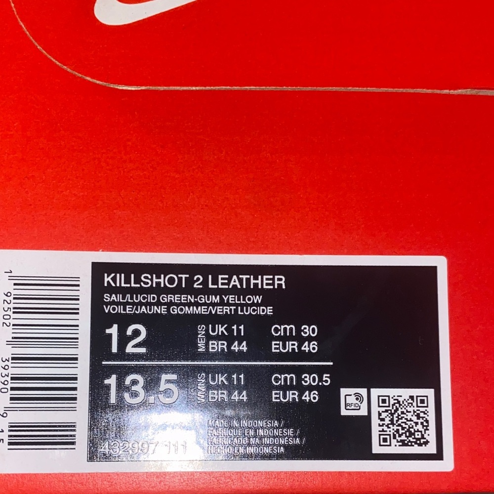 Nike Killshot 2 Leather in Green and Yellow